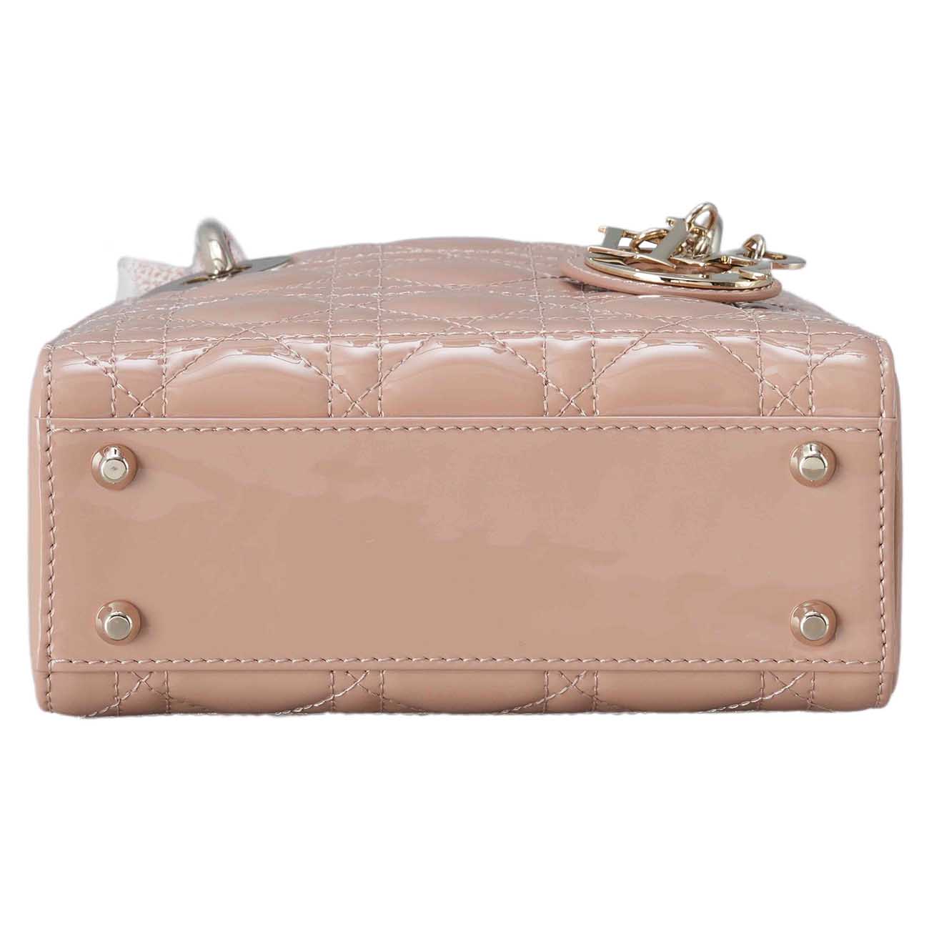 CHRISTIAN DIOR(USED)크리스찬디올 레이디디올 페이던트 미니백&트윌리
